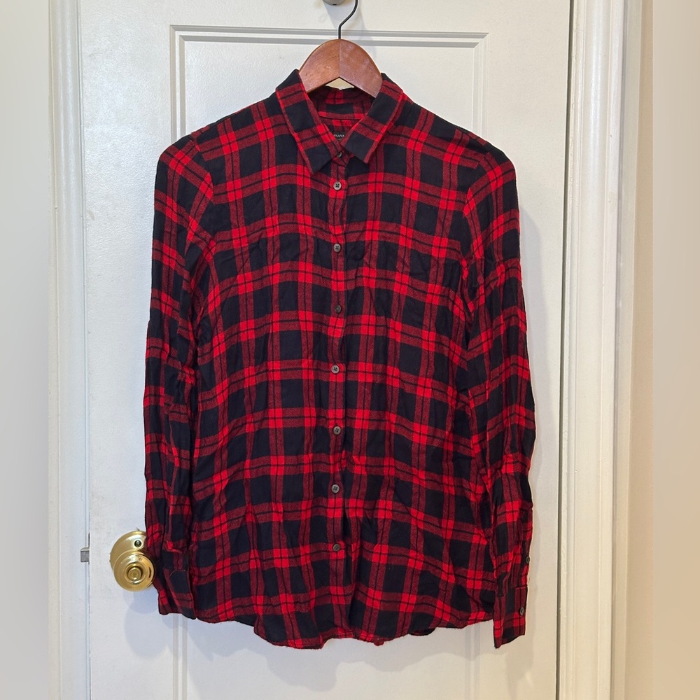 BANANA REPUBLIC - Dillon Classic Fit Flannel Shirt - Small